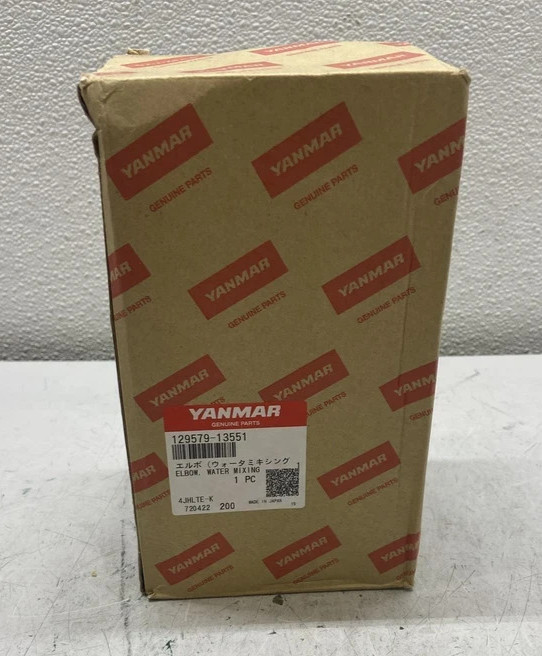 Yanmar 129579-13551 Genuine OEM Exhaust Mixing Elbow 3JH 4JH New