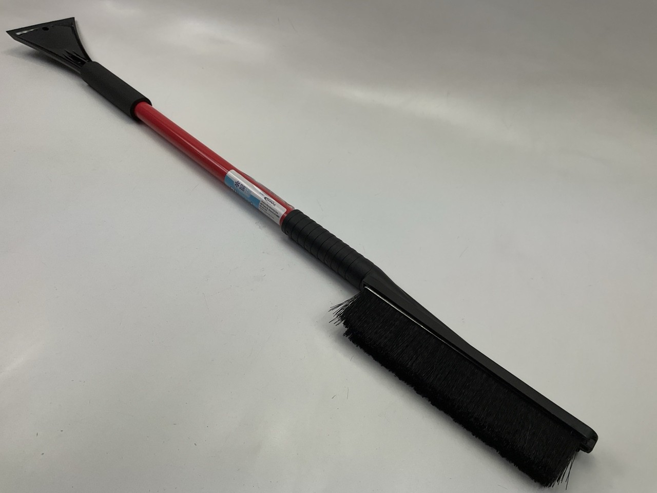 Hopkins 13781 35" BLIZZARD Car Windshield Snow Brush W/ Ice Scraper RED, SINGLE