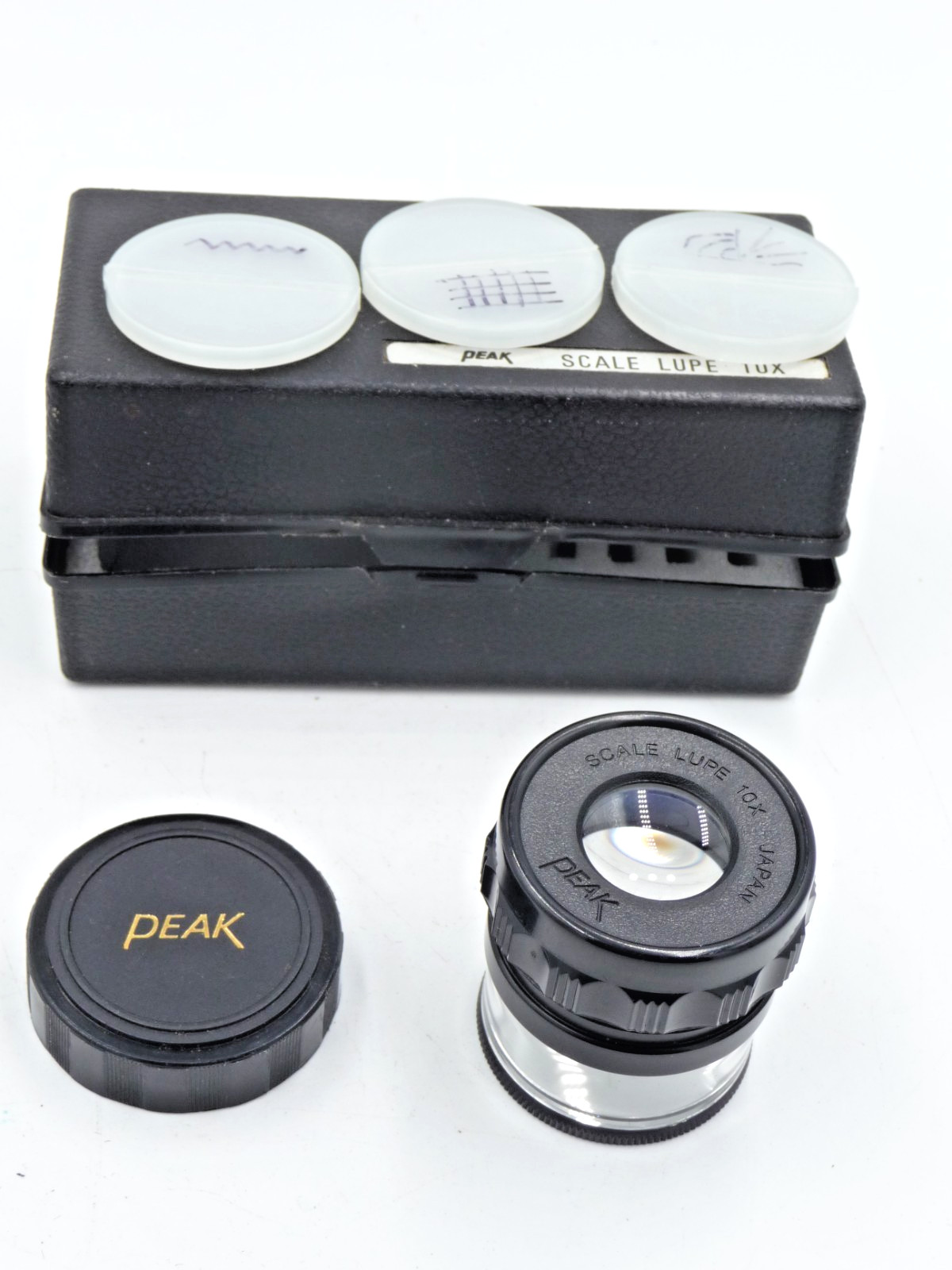 Peak Scale Lupe Loupe 10X (four reticles No. 2, 7, 8, 10)
