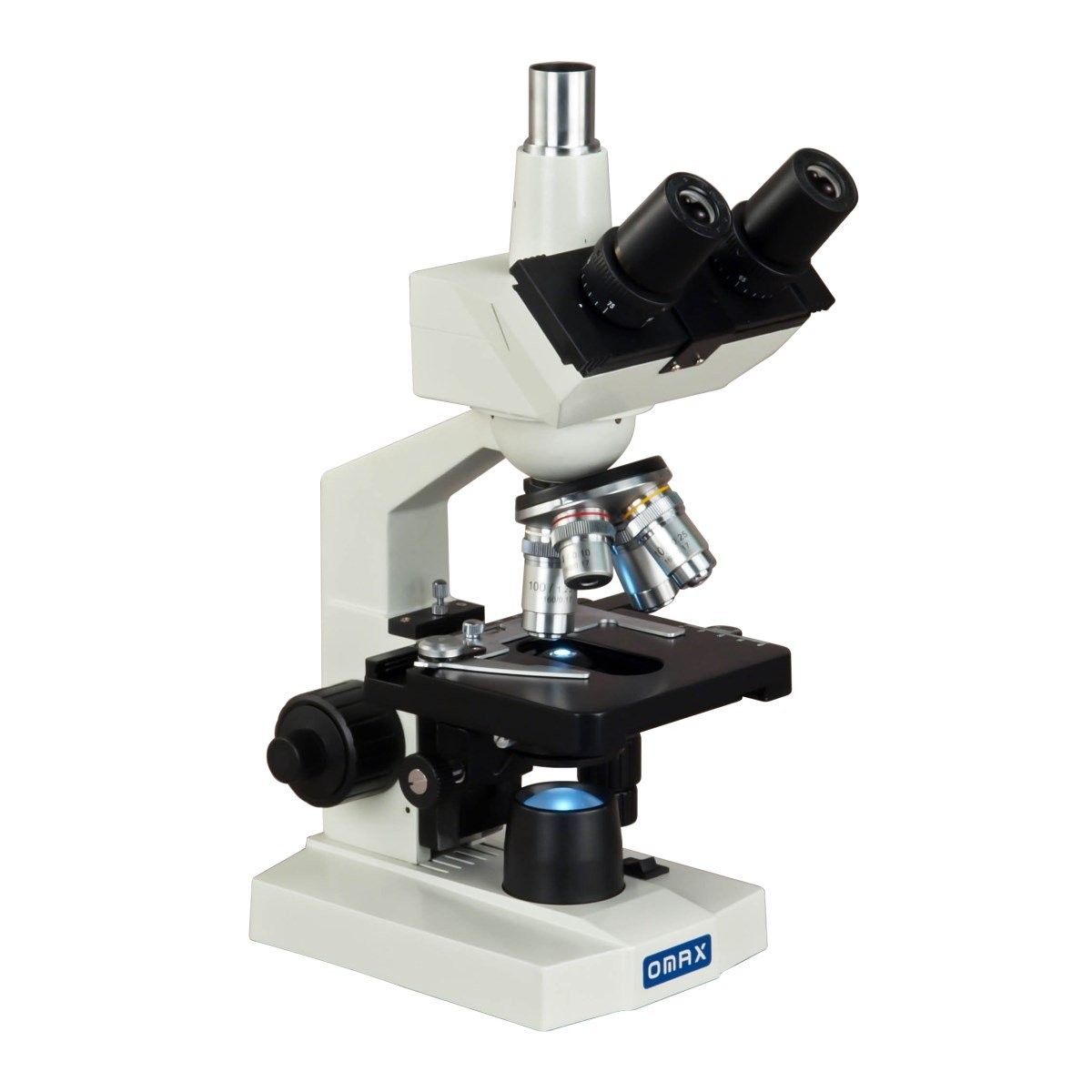 OMAX 40X-2500X LED Lab Trinocular Compound Microscope with Double Layer