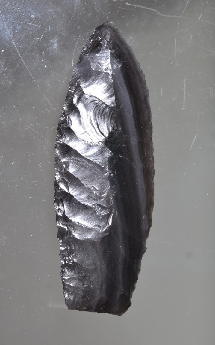 Authentic Modern Reproduction of Pre 1600 Pacific Northwest Obsidian Arrowhead