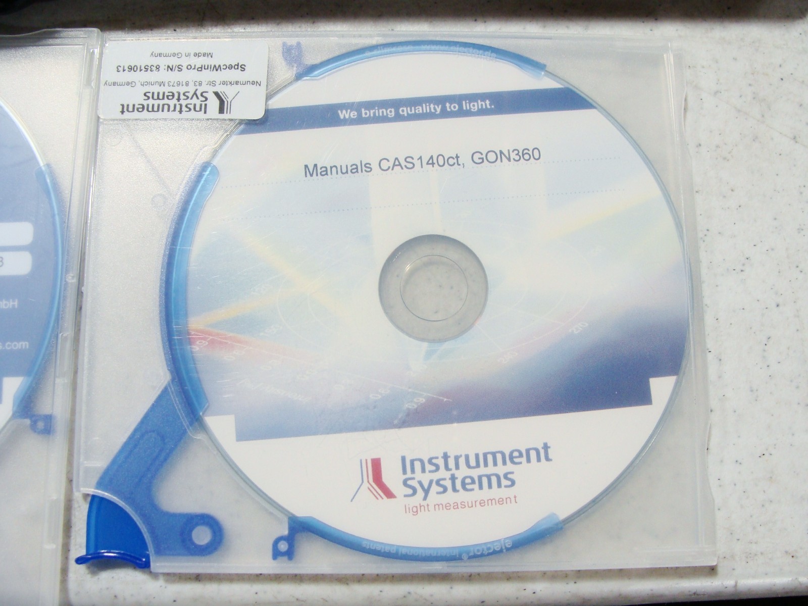 Instrument Systems CAS-120 Array Spectrometer + GON360 Goniometer, Software & ++