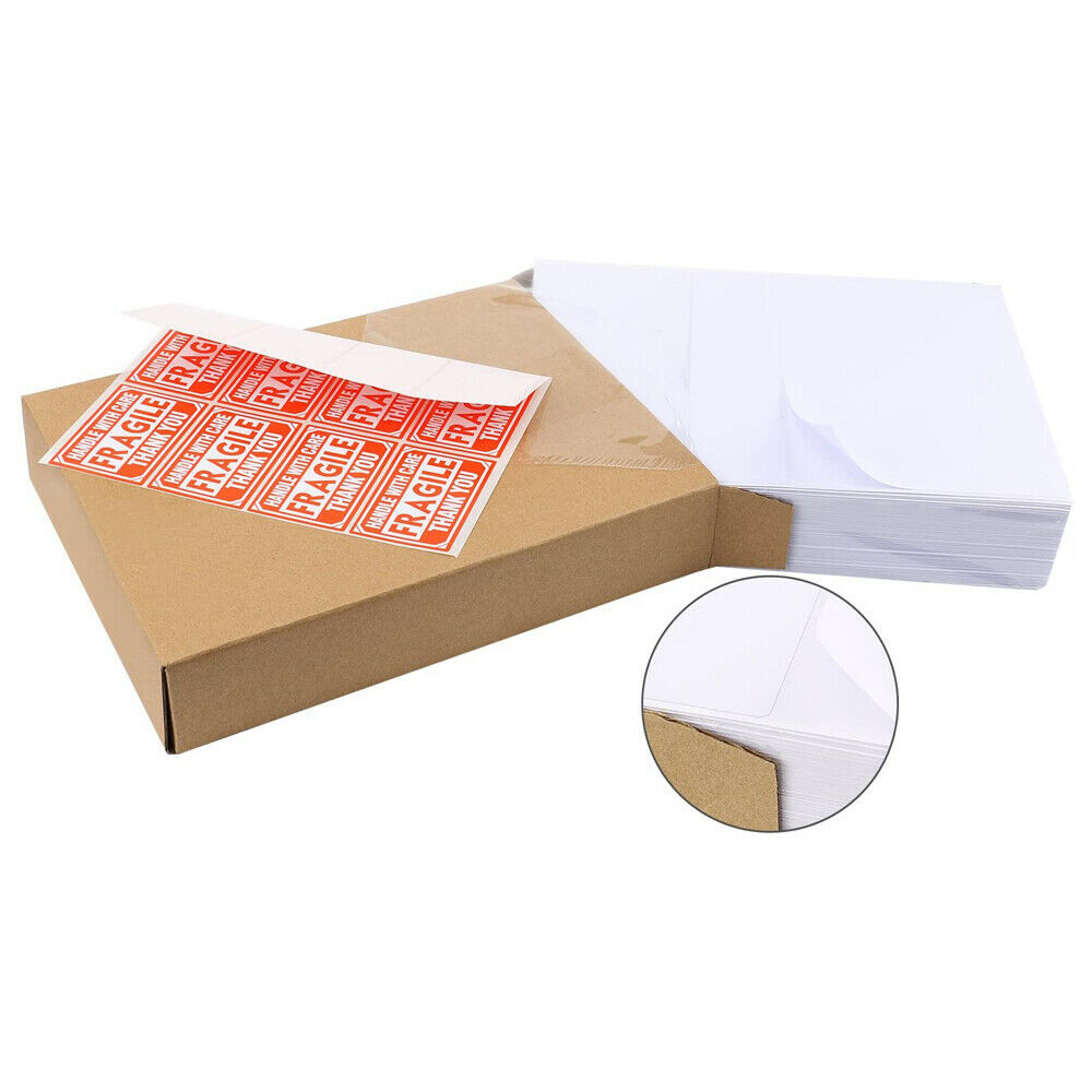 200-10000 Premium 8.5x5.5 Round Corner Shipping Labels Half Sheet Self Adhesive
