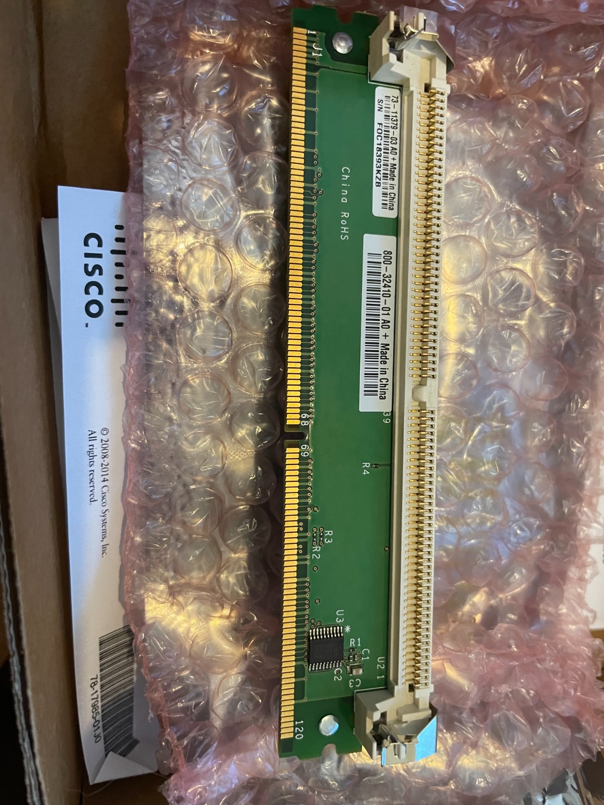 (LOT OF 10 NEW) CISCO PVDM2-ADPTR for 2900 3900 Router 800-32410-01