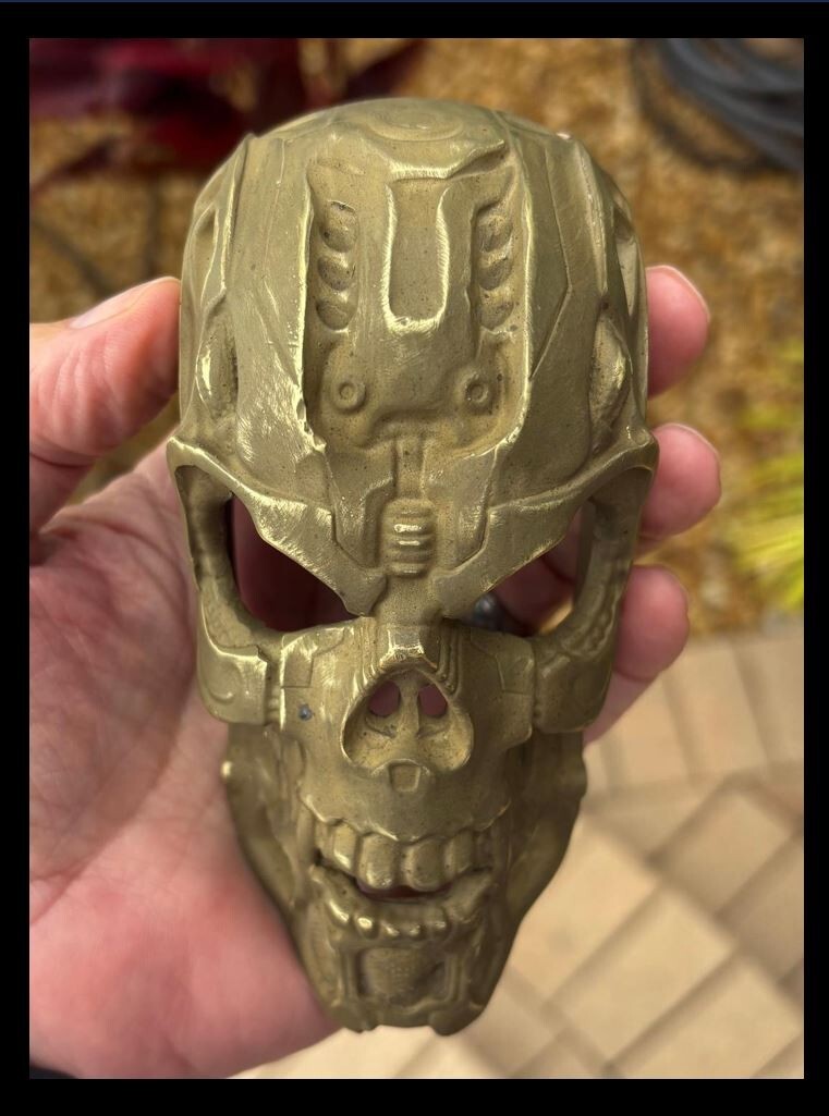 Rat Rod Skull - Hood Ornament Grille Off Road-Truck-Jeep-Hummer-Hot Rod-T Bucket