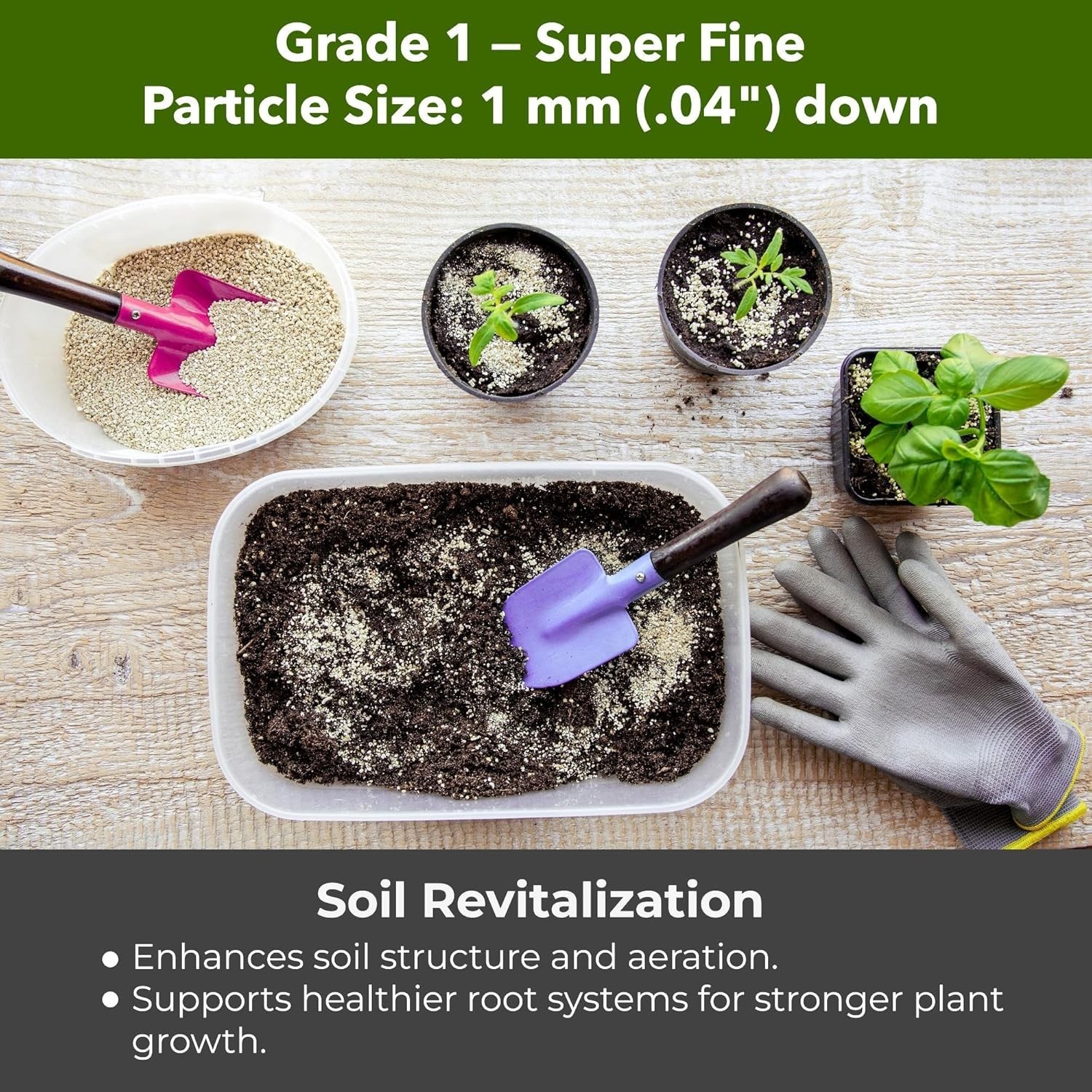 Organic Coarse Vermiculite Grade 3 – Soil Aeration, Seed Starting & Mushroom Mix