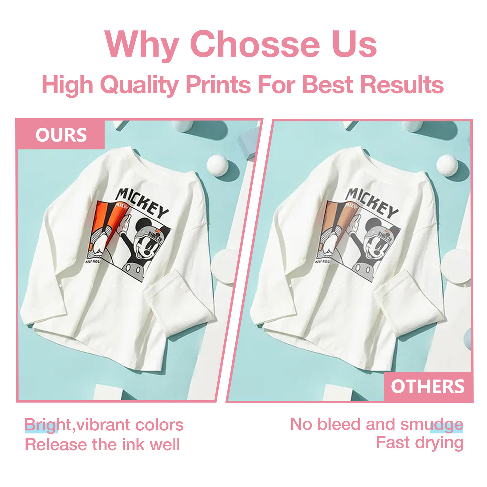 Bulk 100 Koala Printable Heat Transfer Paper Light T-shirt Inkjet Sublicotton