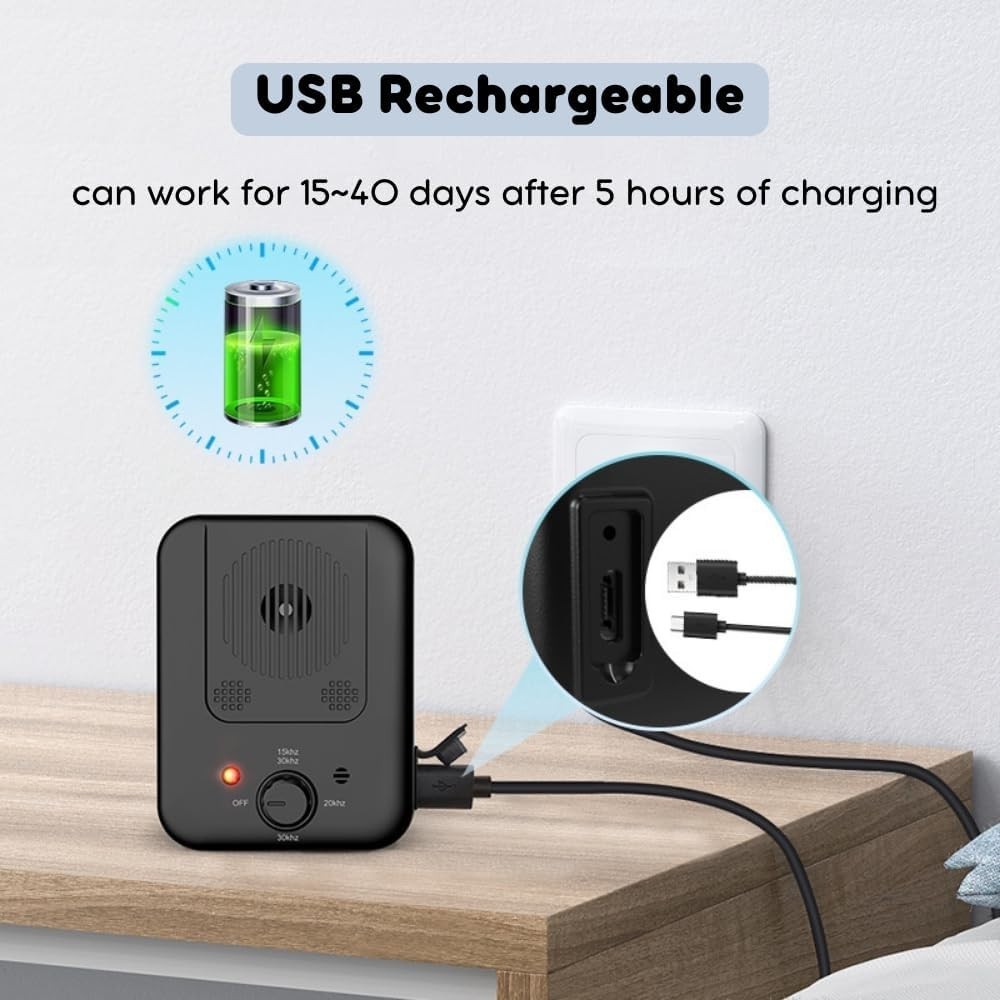 Anti Barking Devices, Auto Dog Bark Control Devices with 3 Modes, Rechargeable