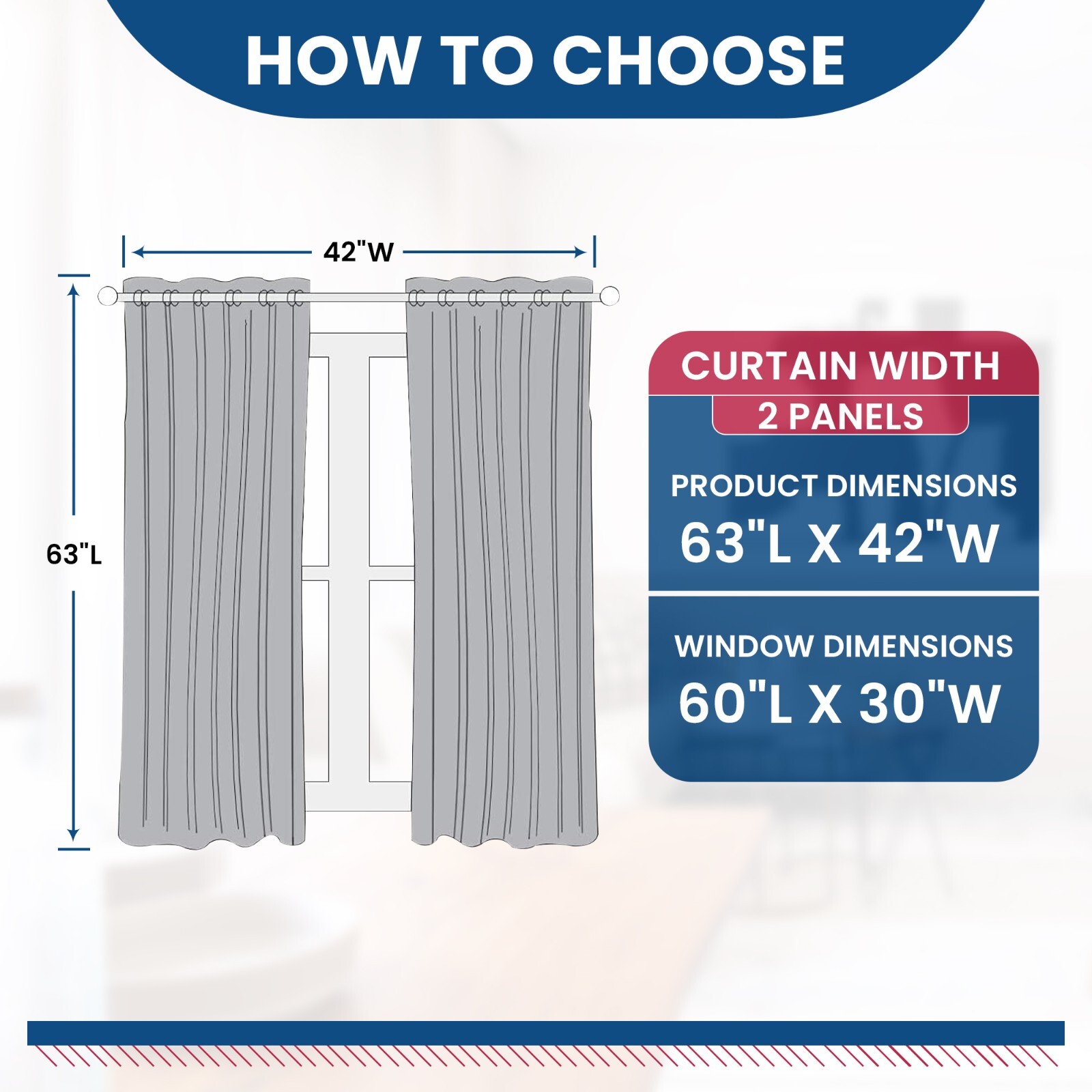 Blackout Curtain Room Darkening Window Curtains Insulated Thermal Grommet Panels