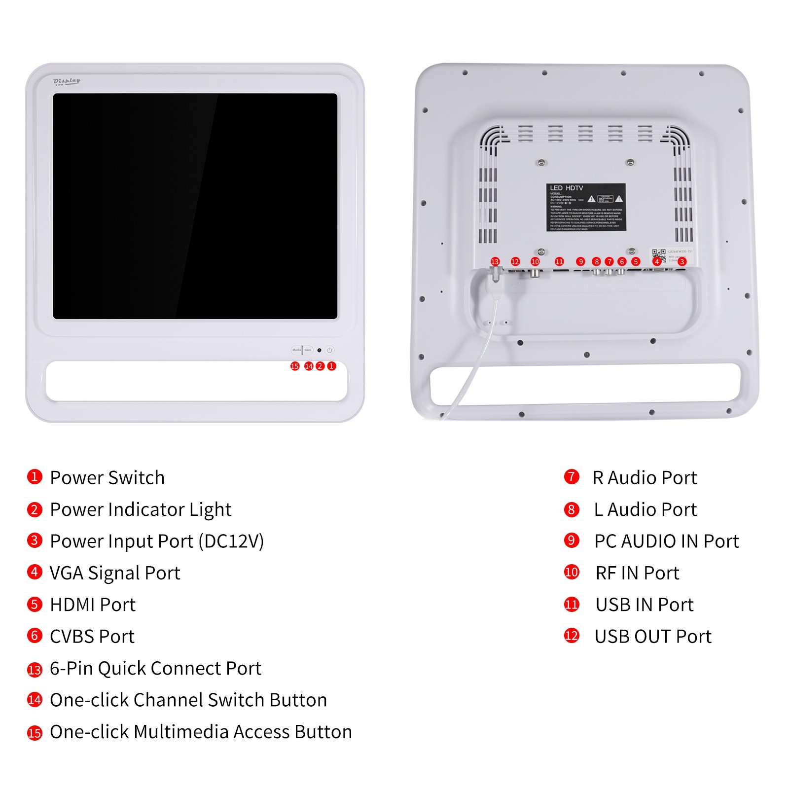 Endoscope Digital Viewer Intraoral Camera for Dental Chair Wifi Monitor