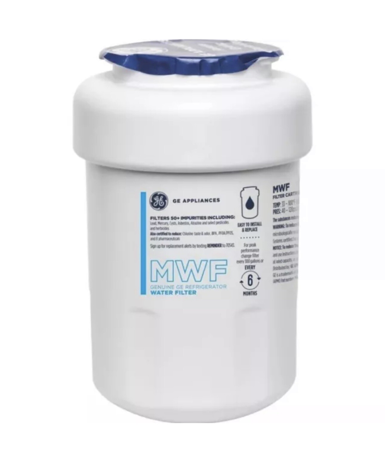 Genuine GE Appliances MWF Replacement Refrigerator Water Filter Sealed