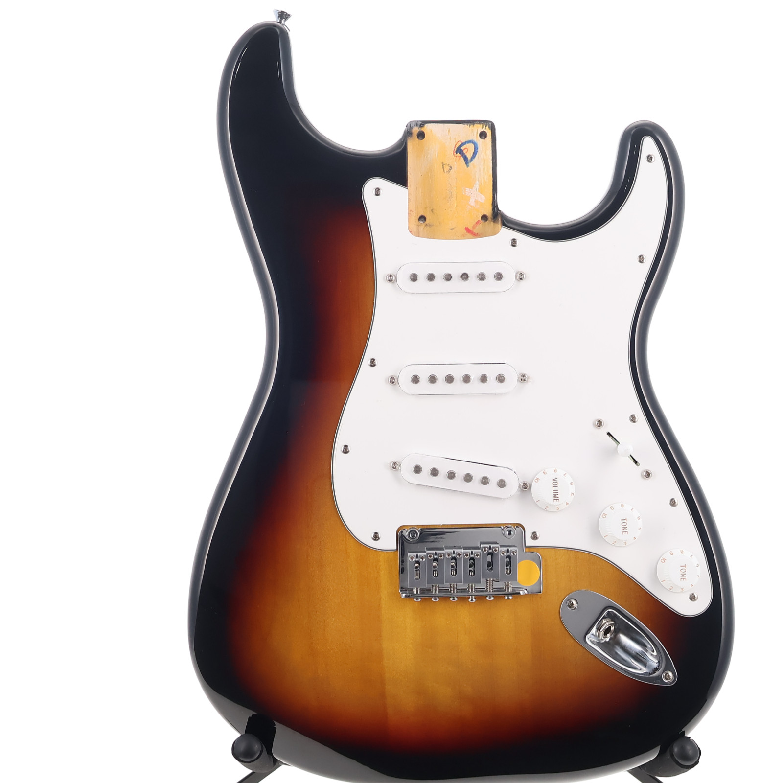 Fender Stratocaster Body Standard Series Three Tone Sunburst Finish Fully Loaded