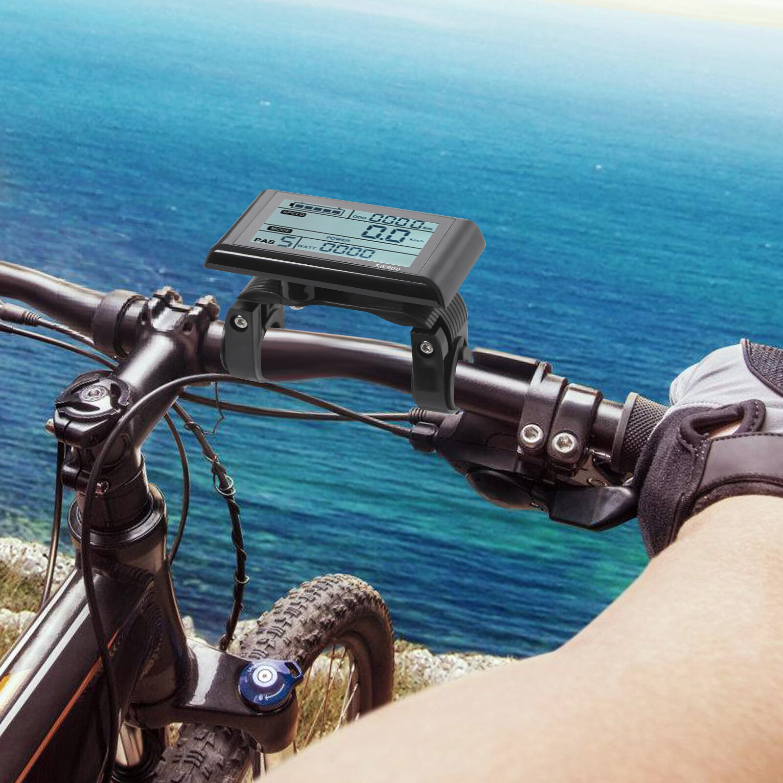 36V 48V E-Bike LCD Display Screen Electric Bike Speed Meter LCD Display Screen