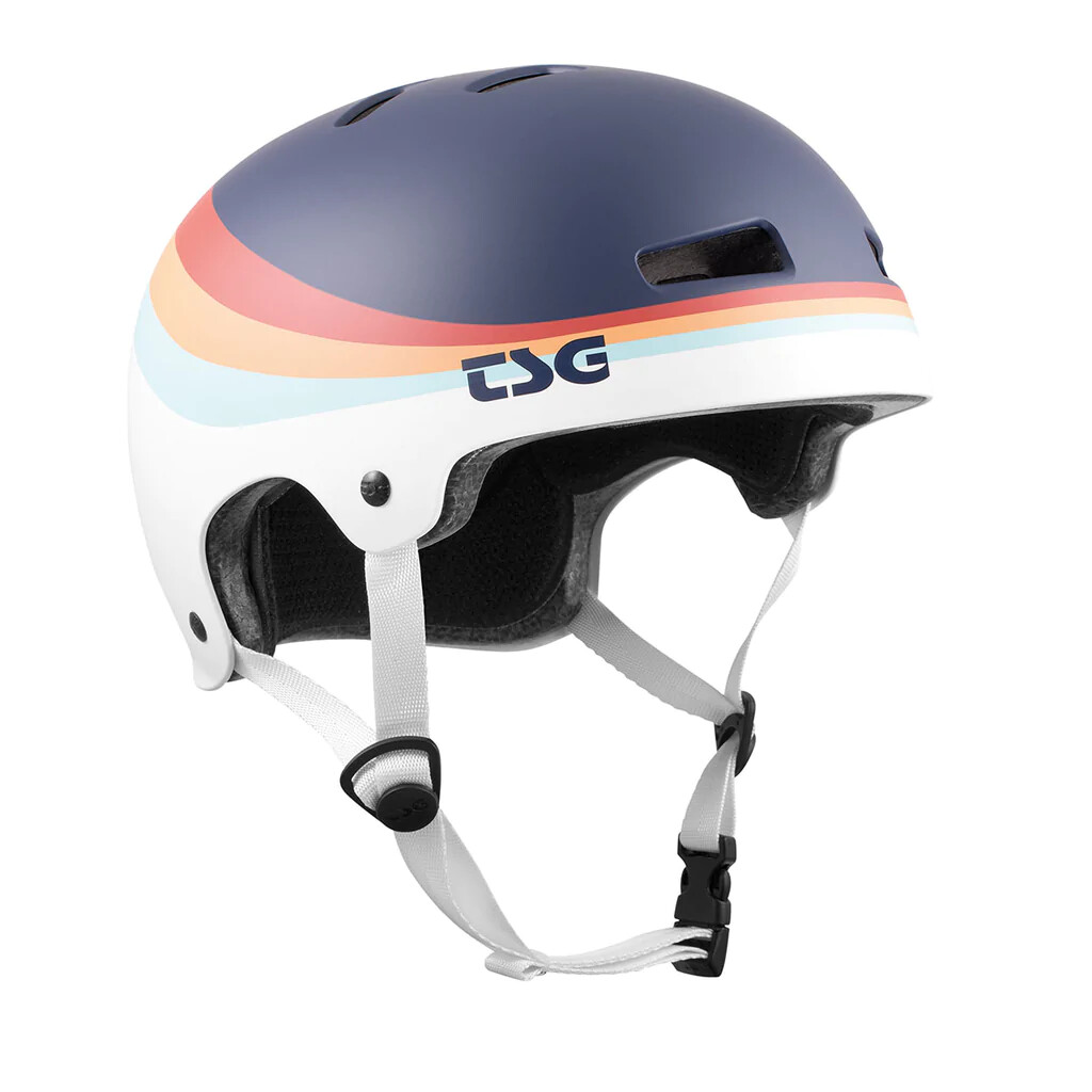 TSG Evolution Multi-Color Skate Bike Helmet, ABS Hardshell, Snug Fit,Low Fit