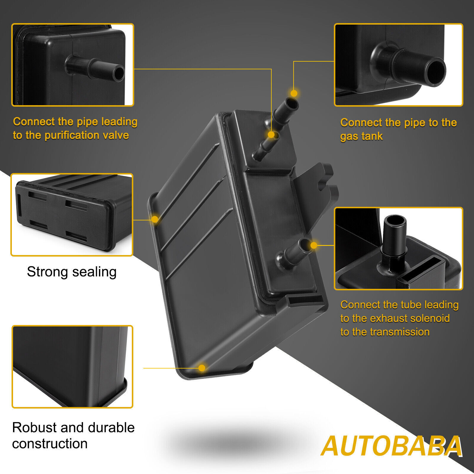 Evaporative Charcoal Canister For 2004-2016 Chevrolet Tahoe GMC Yukon 911-149