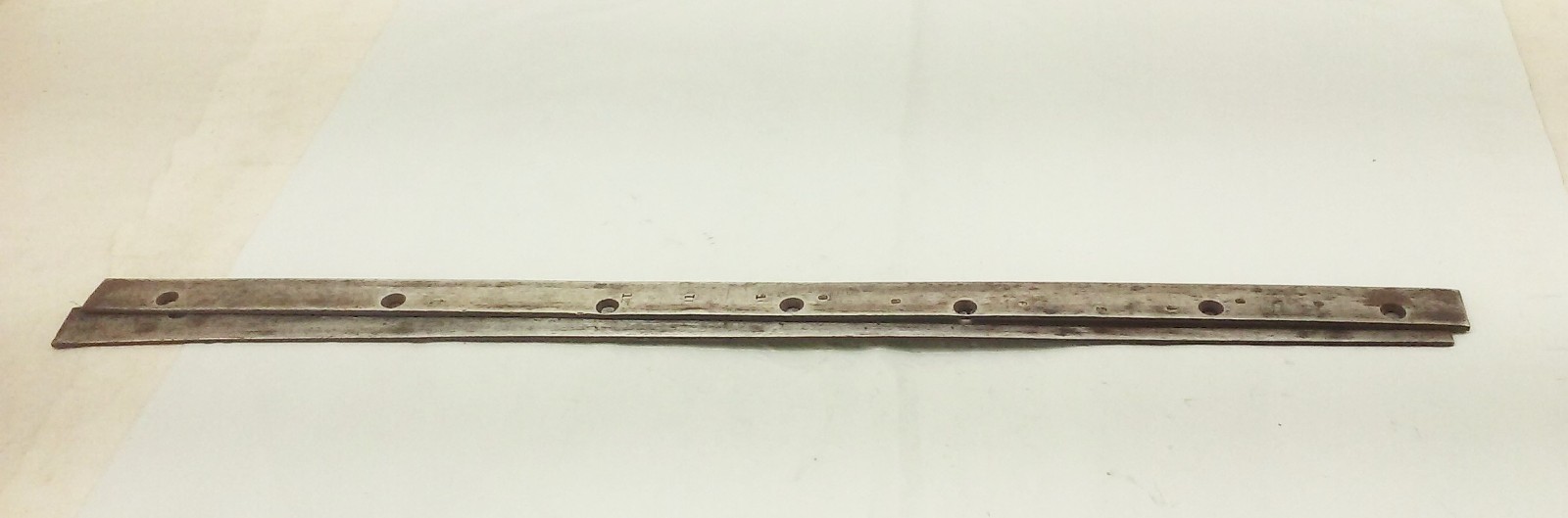 Vtg James swan beam drill press hand crank boring machine PARTS main beam strips