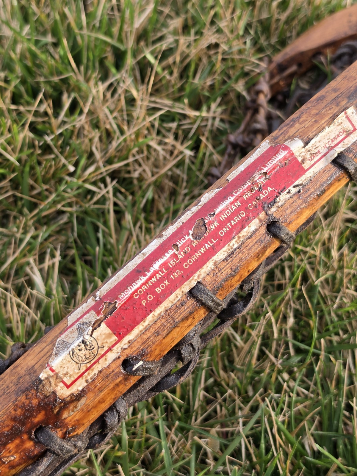 Handmade Vintage Lacrosse Stick Native American