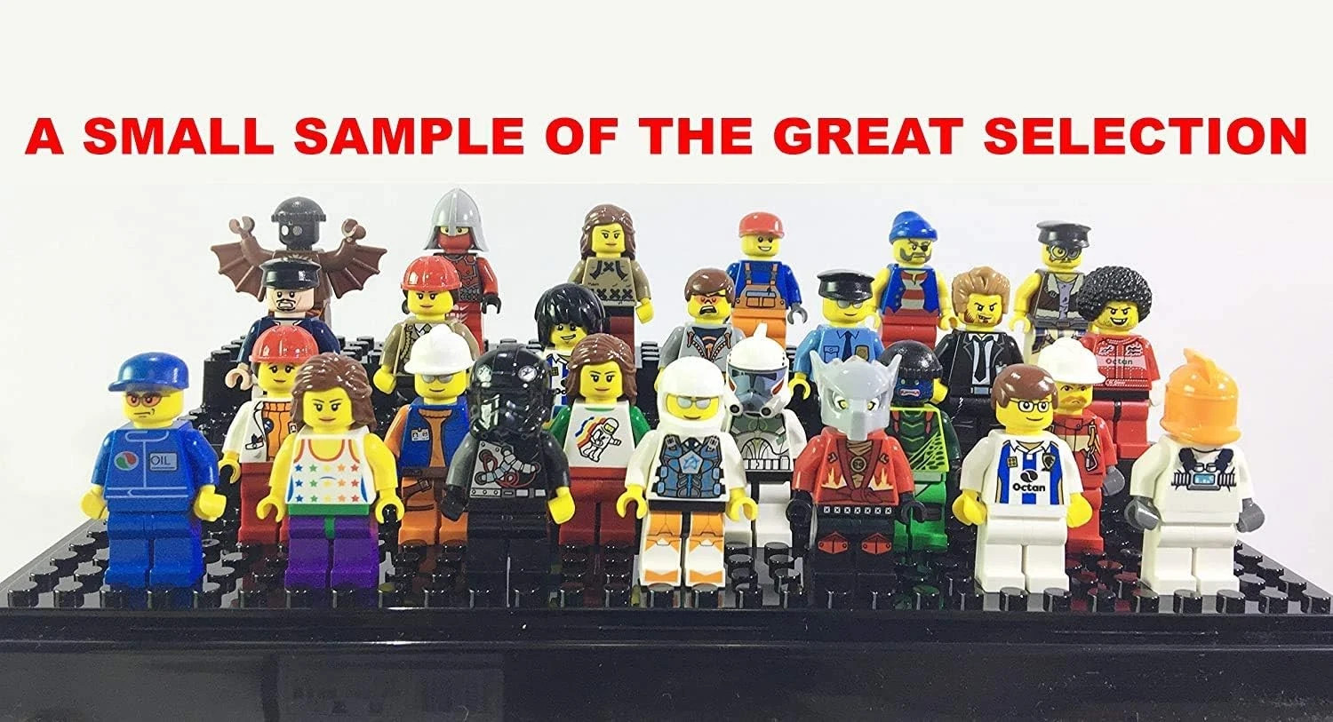 10 Pack LEGO Minifigure Lot – Random New Figures Authentic Bulk Collectible Toys