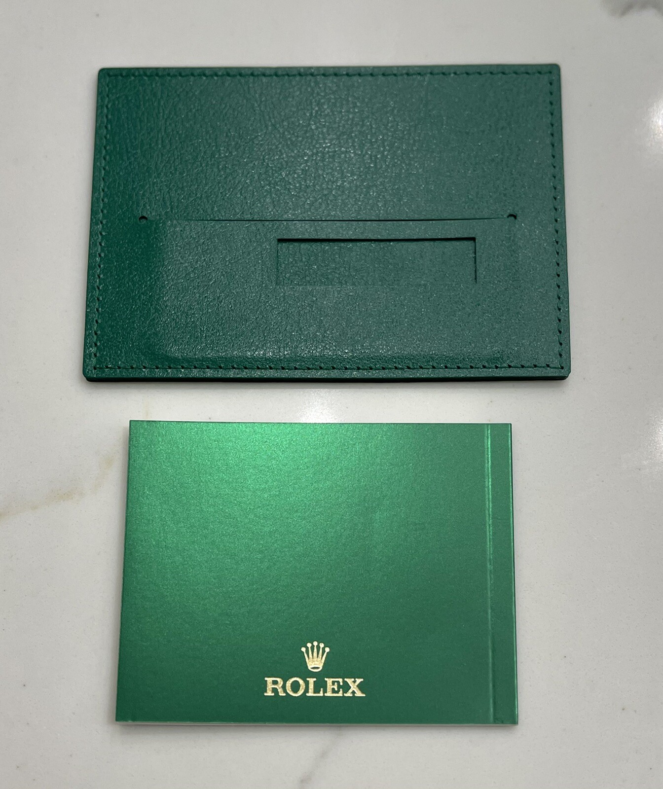 100% Genuine New Style Rolex Card Holder Guarantee Manual Worldwide Booklet *NEW