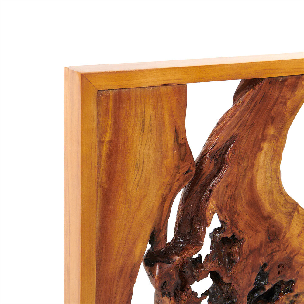 Live Edge Cedar Framed Wall Art, Rustic Farmhouse Wall Decor Home Decor