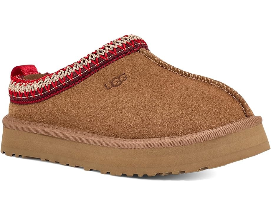UGG Tazz II Slipper Big Kids Suede Upper 1143776K Chestnut 100% Authentic New