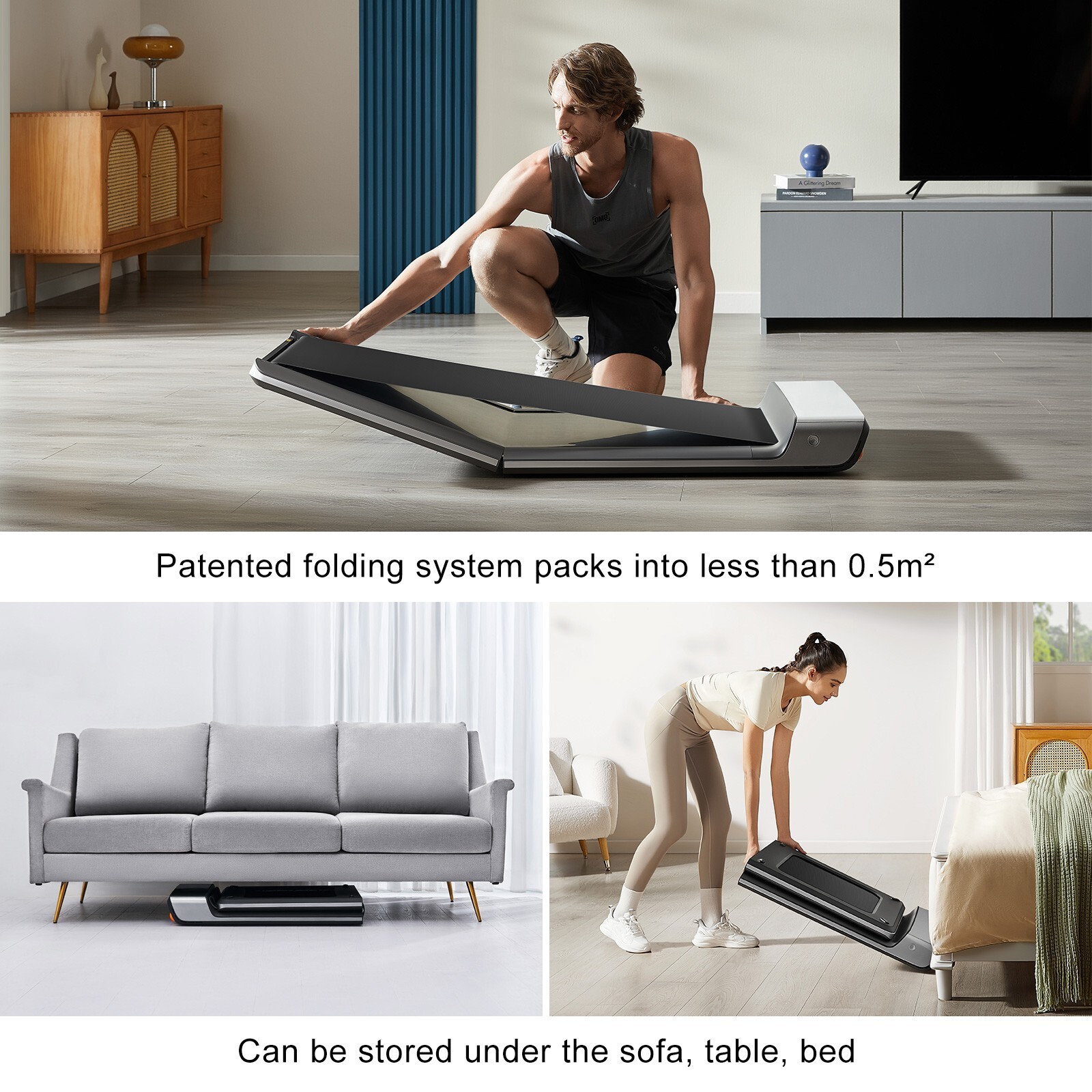 WalkingPad P1 Foldable Walking Treadmill speed up to 3.75MPH