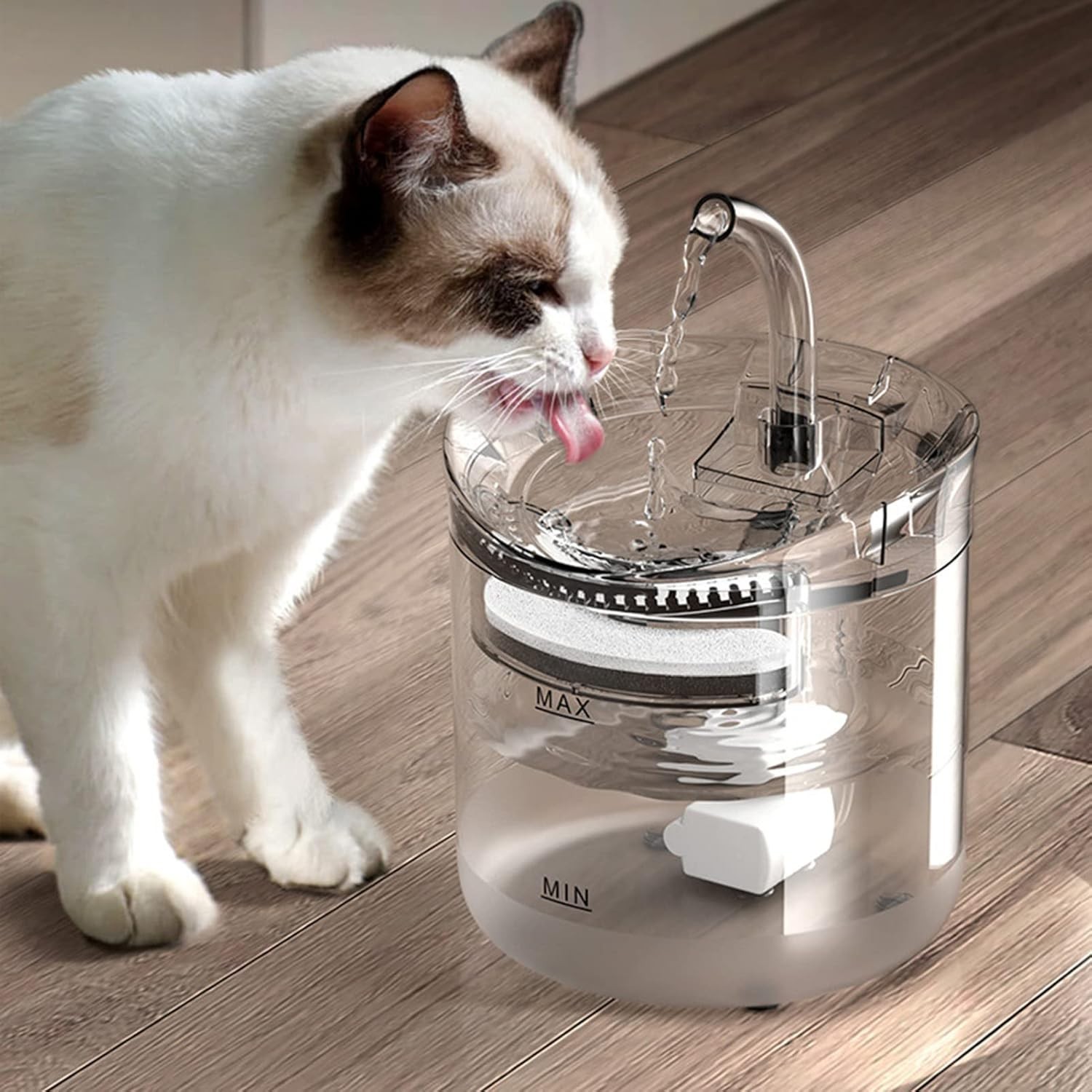 Cat Water Fountain 61oz/1.8L Automatic Pet Dog Water Fountain