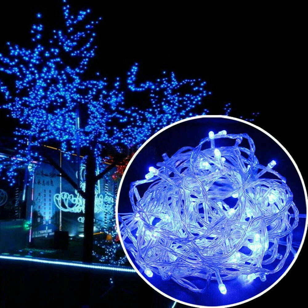 100 LED Fairy String Lights Christmas Tree Wedding Xmas Party Outdoor Home Decor