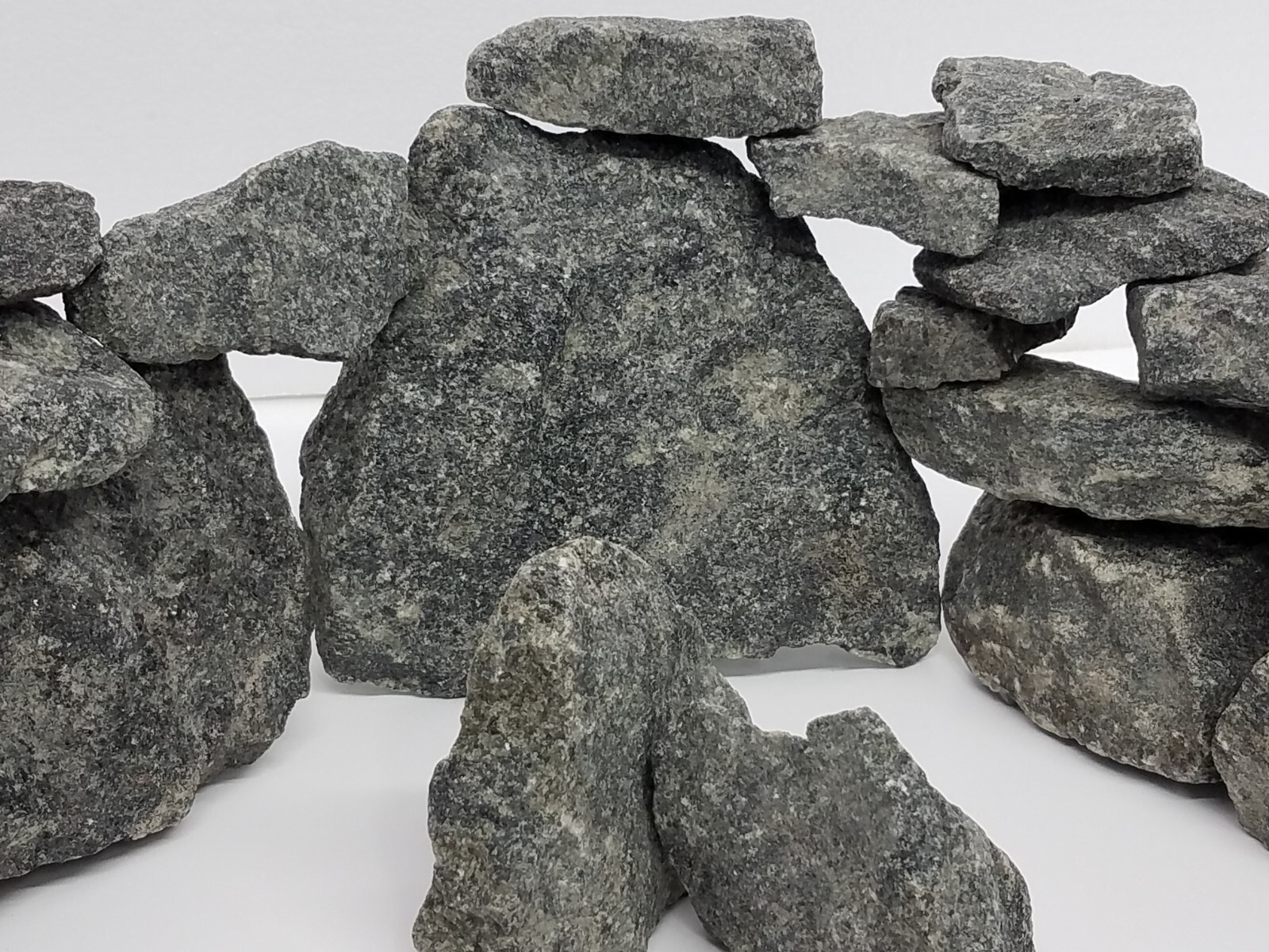 Rocks for Aquarium Stone Decorations 20lbBlack Jagged Granite FishTank Ornaments
