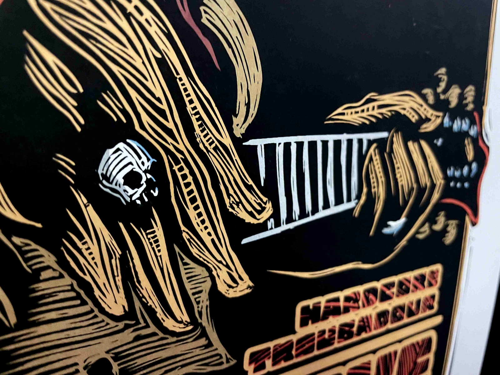 Steve Earle Poster Hayes Carll Aladdin Th Seattle 2010 Signed Gary Houston COA