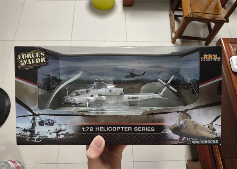 1/72 USMC Bell AH-1Z 'Viper' Helicopter Static Model Plane New Collection Gift