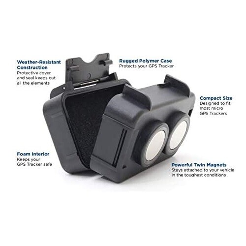 Lightning GPS LTE GL300 GPS Tracker & Magnetic Waterproof Weather-Resistant Case