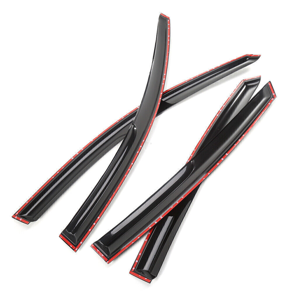 For 18-20 Honda Accord JDM Wavy Mugen Style Window Visors Rain Guards Vent Shade