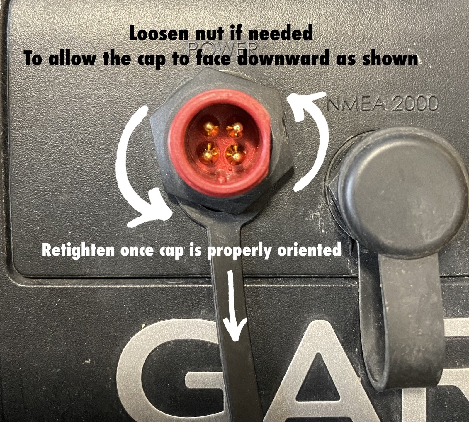 Port Cover Rack - Garmin 93sv and 73cv Echomap units -Tournament Ready Organizer