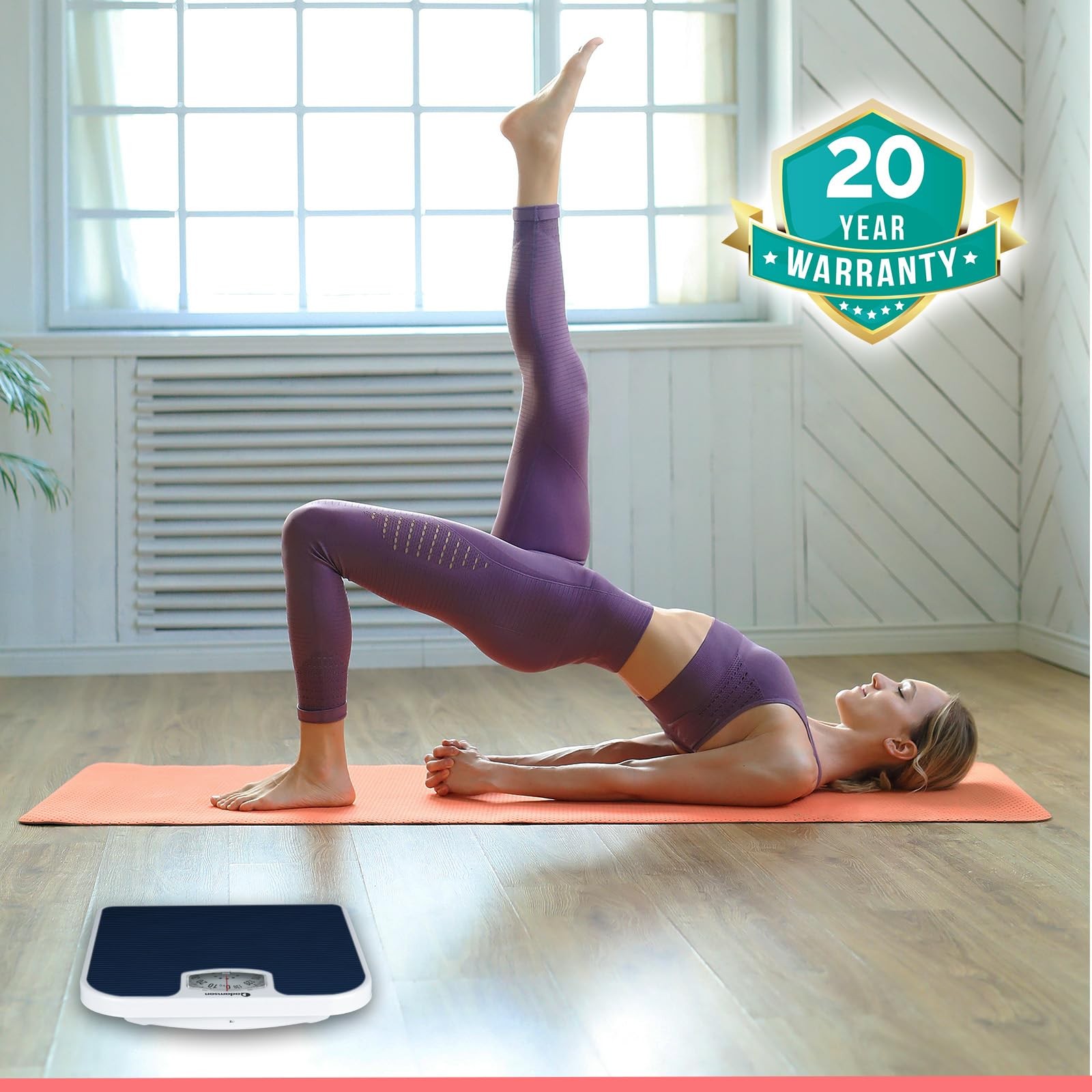 Adamson A21 Analog Scales for Body Weight - up to 300 LB - New - Anti-Skid