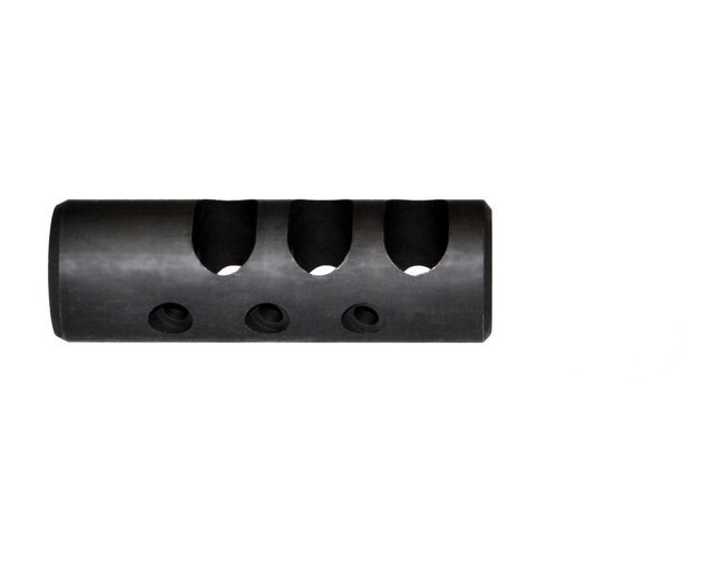 Steel 11/16x24 TPI Thread Competition Muzzle Brake Compensator For .450/.458