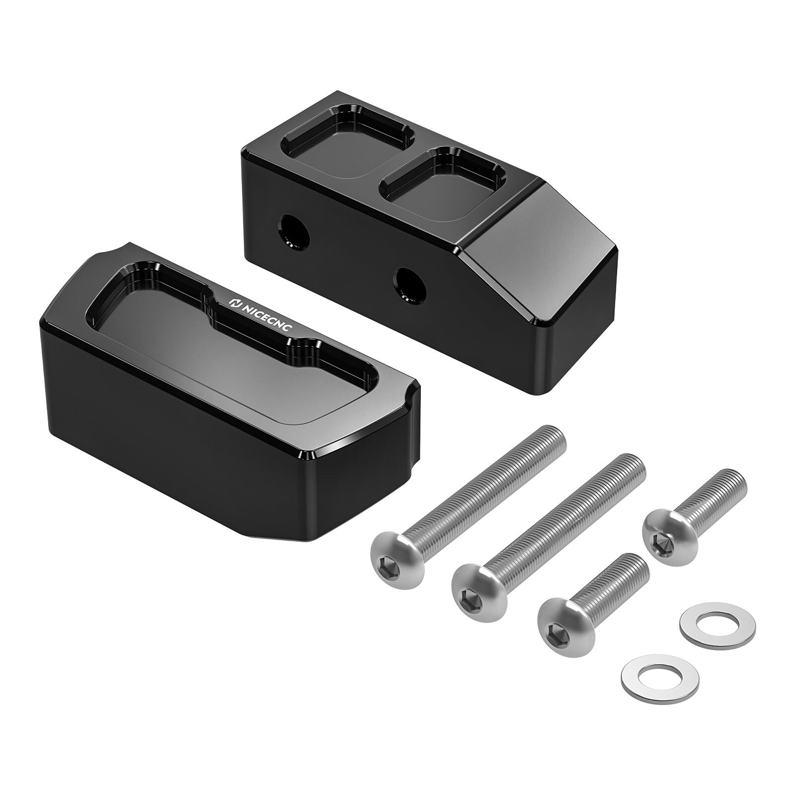 1" / 2" Kickstand Lift Block Riser Set For Harley Iron 1200 XL1200NS 2018-2019