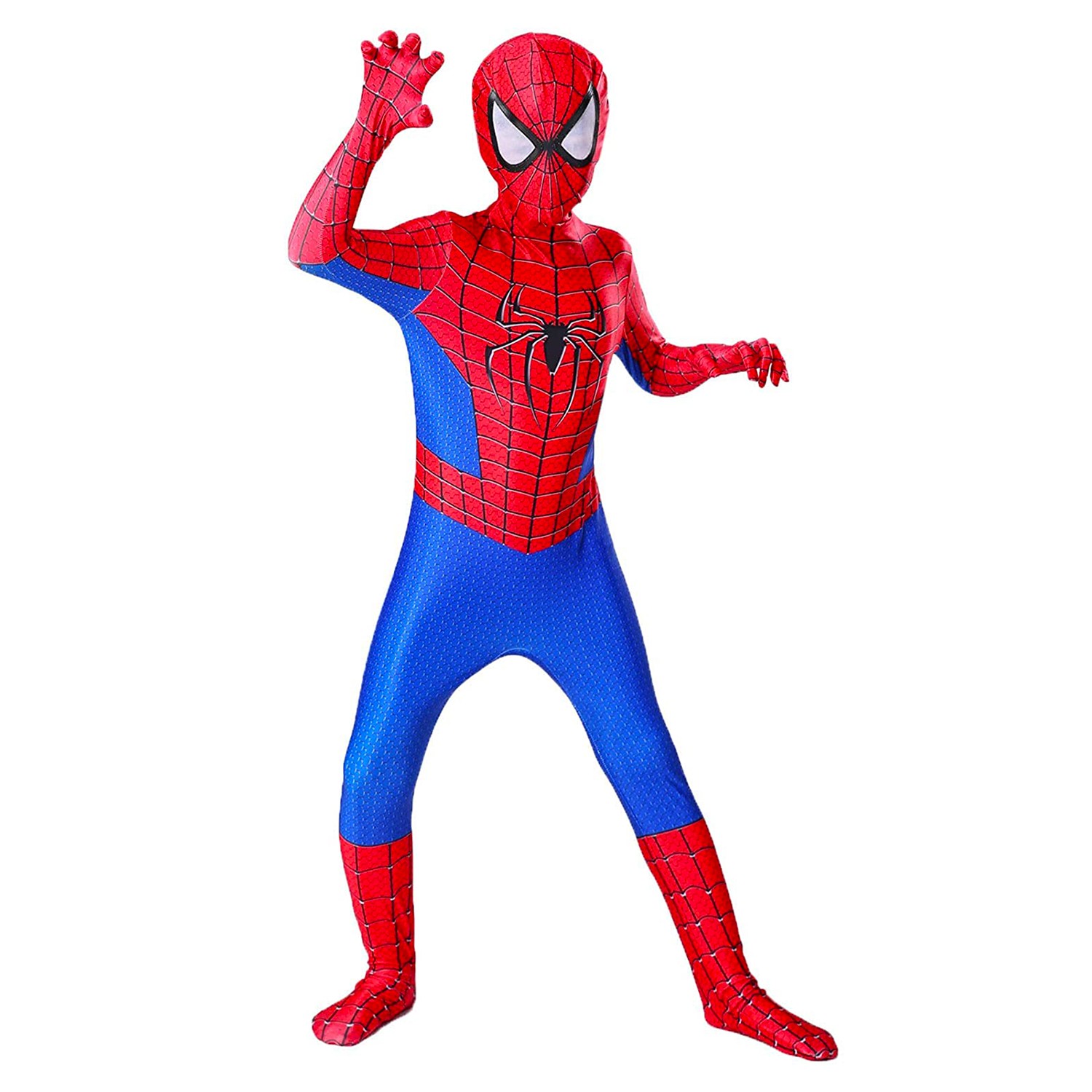 The Amazing Spiderman Jumpsuit Spider-man Cosplay Costume Bodysuit For Kids XXL