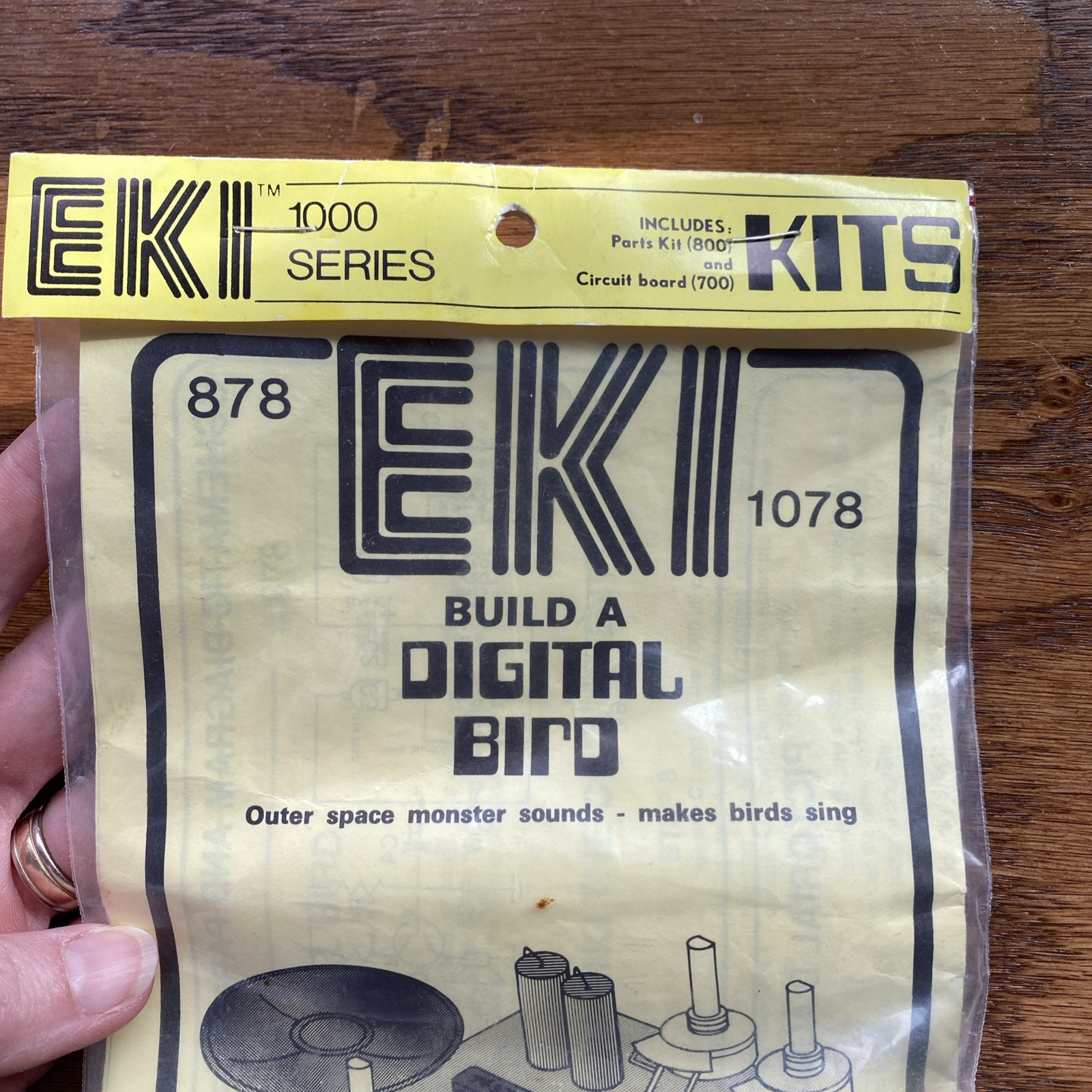 vintage EKI electronic project kit 878 1078, Build a Digital Bird Monster Sounds