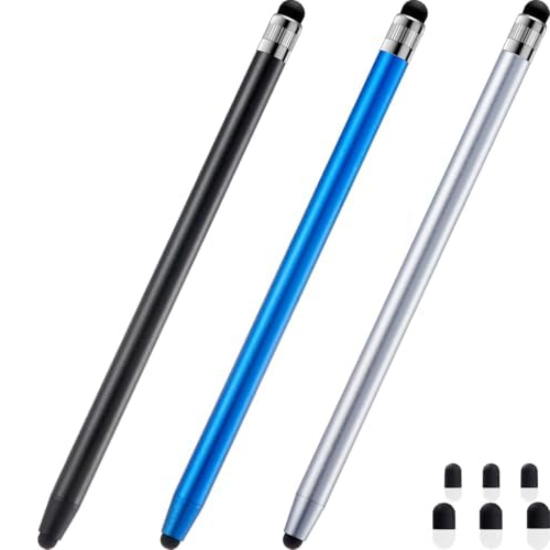 3PCS Stylus Pen Touch Screen Rubber Tip Styluses For iPad Tablet Android Phone