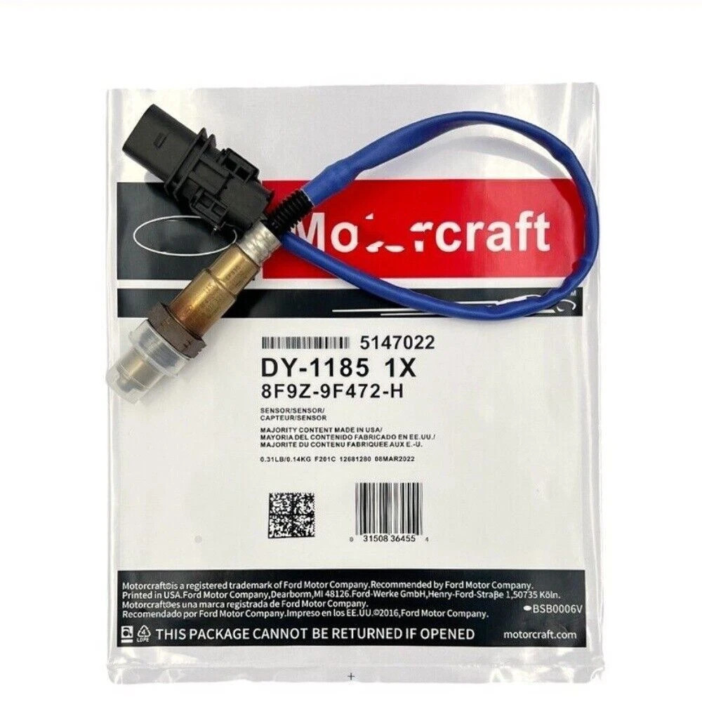OEM Genuine Motorcraft DY1185 Oxygen Sensor 5-Wire 8F9Z-9F472-H for Ford Lincoln