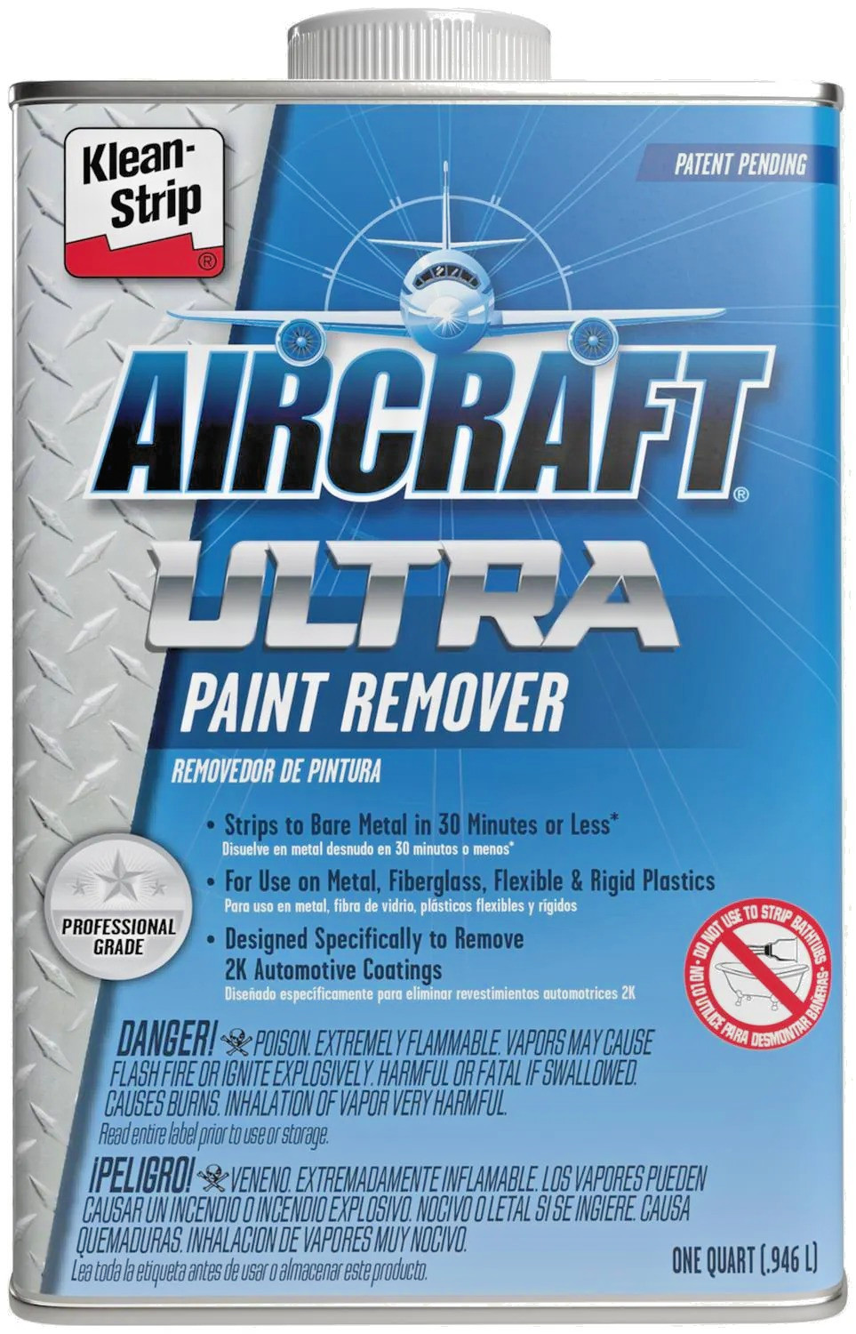 New Aircraft Ultra Paint Remover- Quart, Free shipping