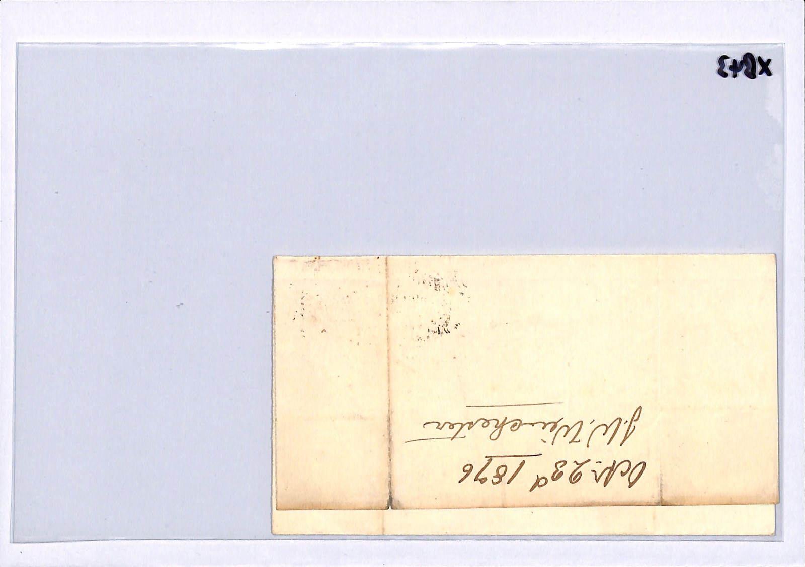 GB QV BANTAM ½d Plate 11 (JO) HALFPENNY Cover Edinburgh Local 1876 Scotland XB43