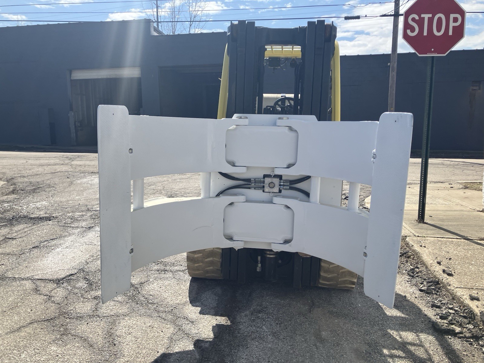 2022 Hyster S120FTPRS 12000lb Used Forklift Triple Mast Paper Roll Clamp