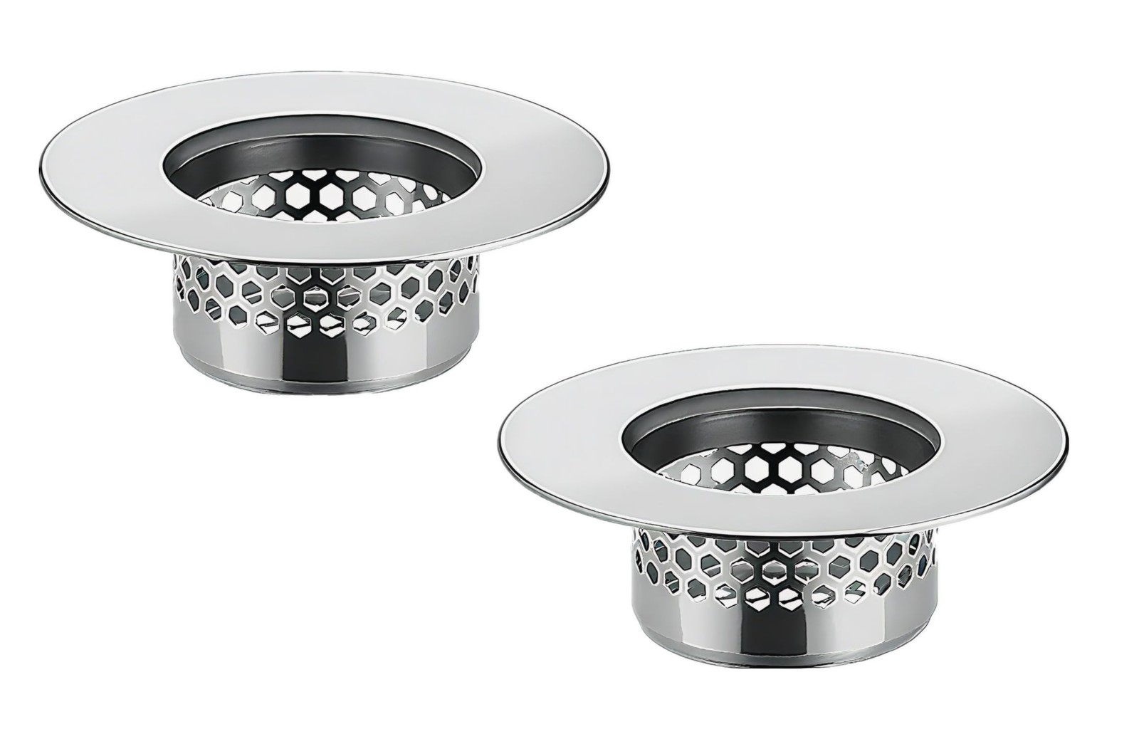 Bathroom Sink Strainer (2 Pack), Bathtub Drain Cover Lavatory Sink Drain Stra...