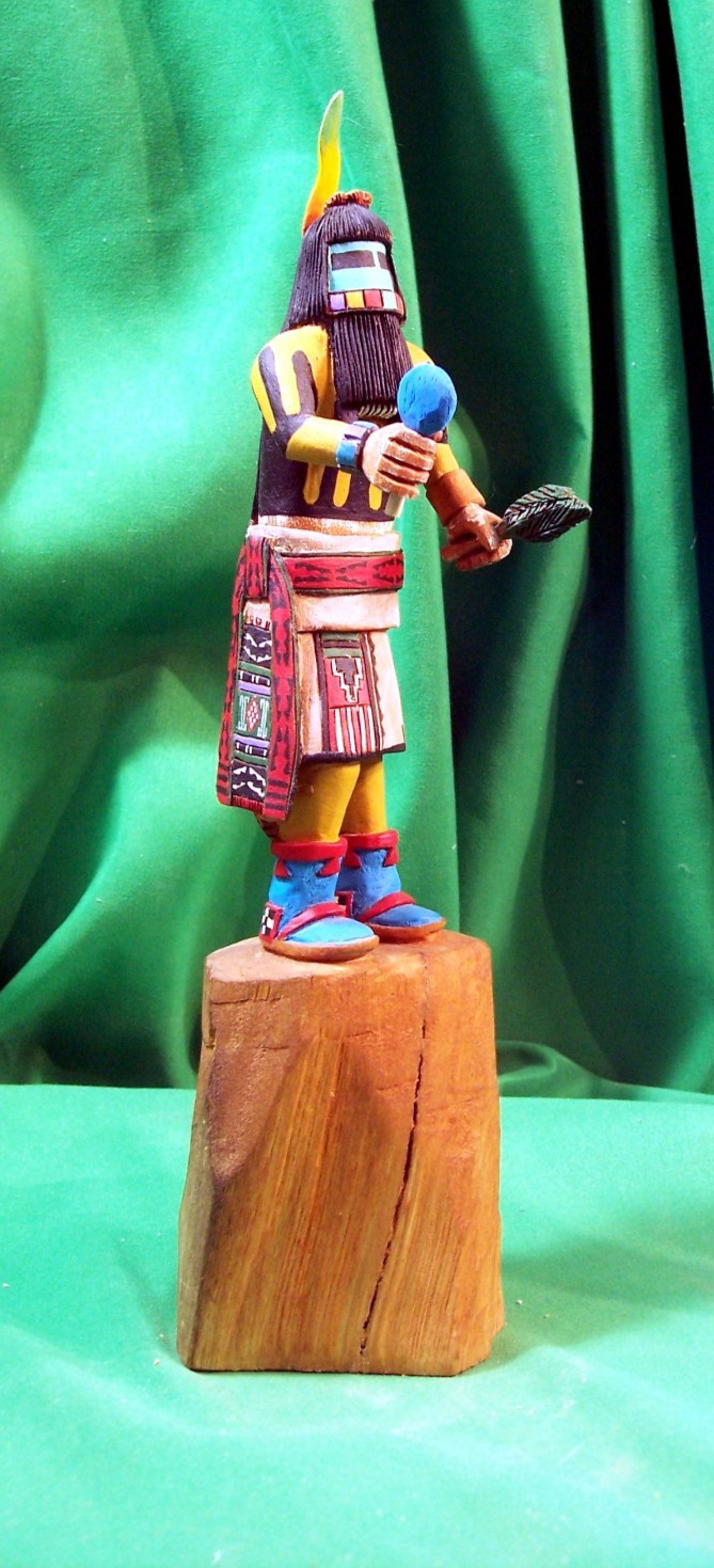 Hopi Kachina Doll - The Longhair Kachina by Michael Harris - Beautiful!