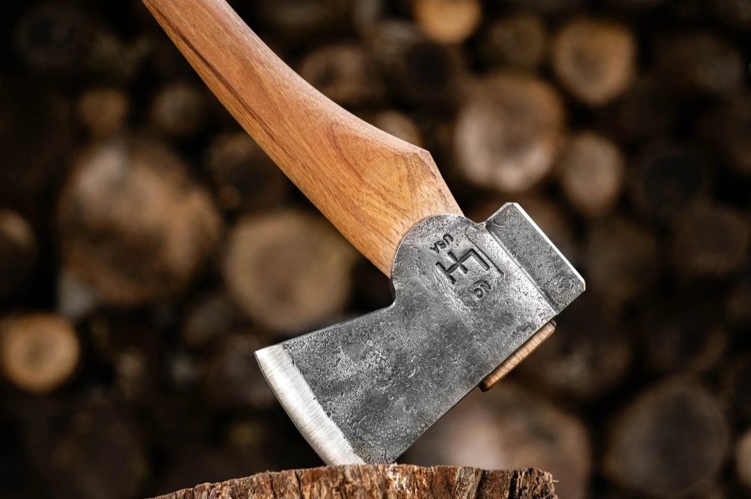 Liam Hoffman Blacksmithing - 3lb Camp Axe - Brand New - Never Used