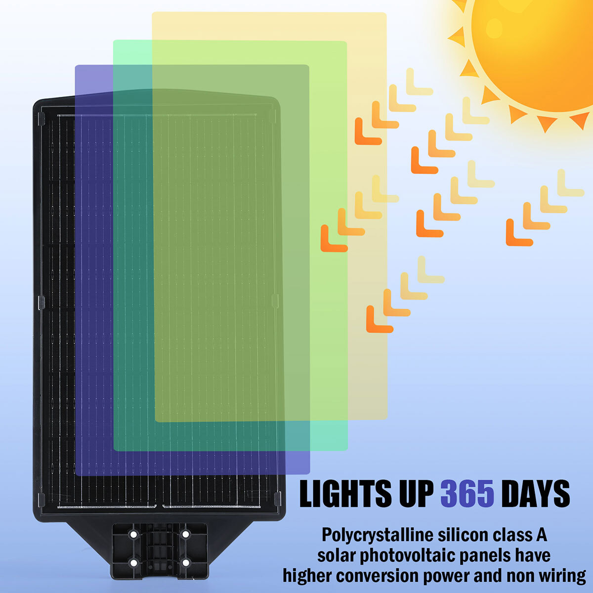 8700W Lamparas Luz Led Focos Solares Luces Exterior Para Patio Sensor De light