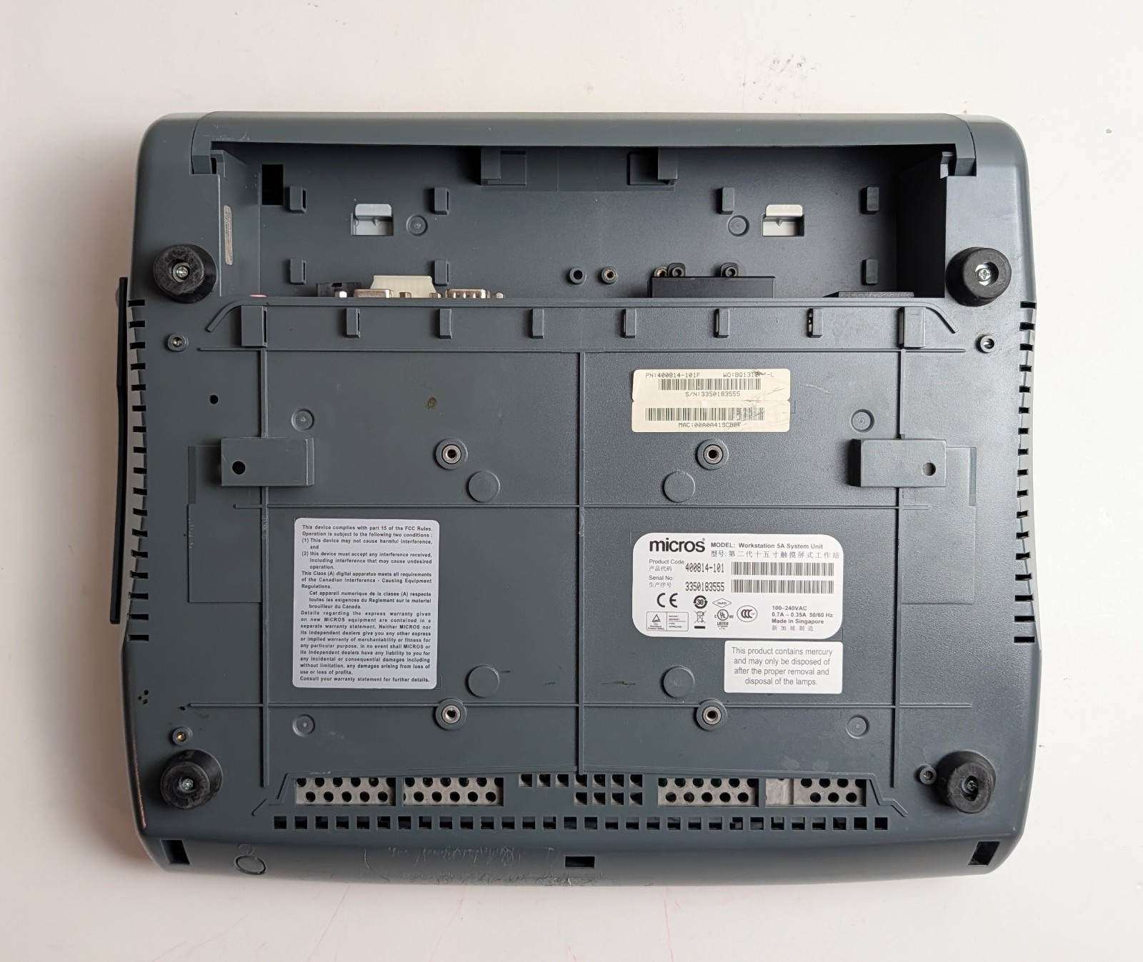 MICROS 5A POS Touchscreen Terminal Windows CE Tested NO STAND Free Shipping