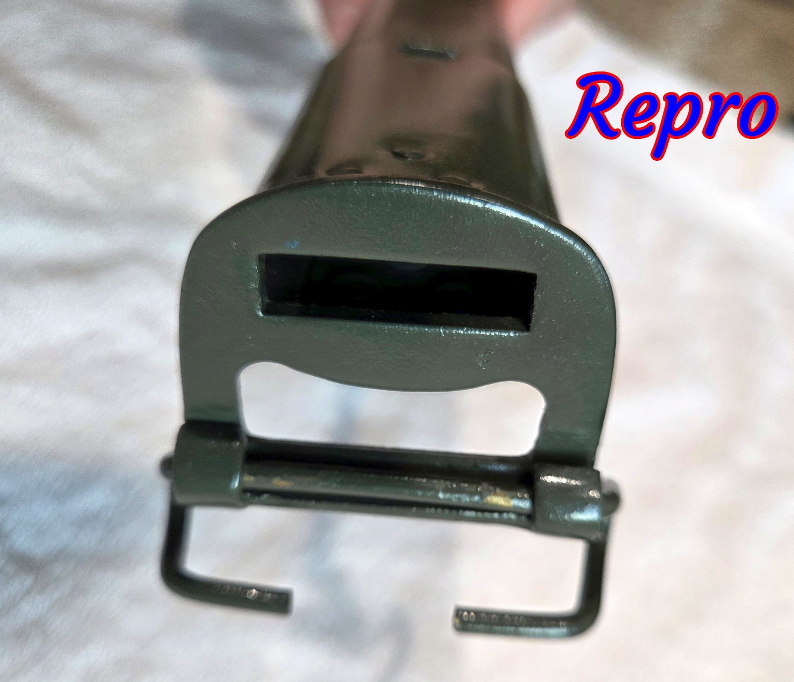 Real U.S. WWI Winchester Built M1917 Enfield Bayonet and a Repro also